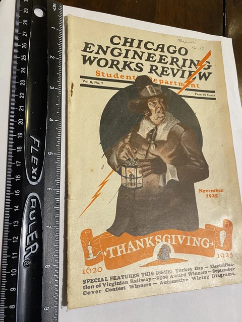1925 Chicago Engineering Works Review, Thanksgiving Editon - w WESTINGHOUSE AD
