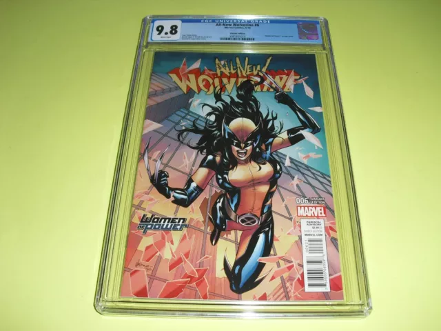 All New Wolverine #6 Women of Power variant CGC 9.8 from 2016! Marvel Comics C71