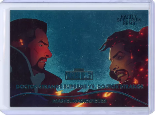 BATTLE SPECTRUM GEMS DR STRANGE  2023 Upper Deck Marvel What If..?  /99 RARE BSG
