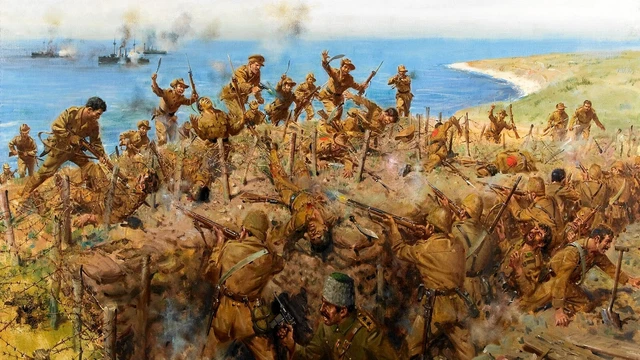 Plaque métal guerre bataille soldat empire 30 X 20 CM