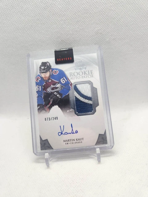 2020-21 UD The Cup Rookie Auto Patch SP /249 #140 Martin Kaut RPA BG6