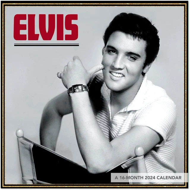 Elvis - 2024 Mini Calendario da Parete 7x7 - Nuovo - DDMN02