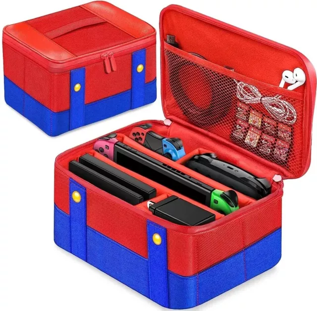 Borsa Portaoggetti Box Cover Custodia Console Nintendo Switch Super Mario Bros