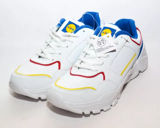 Leather low trainers Lidl White size 41 EU in Leather - 35351992