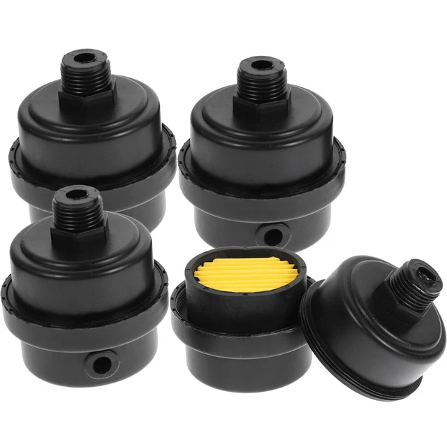 4 Pcs Air Compressor Noise Muffler Oil-free Muffler Filter Component