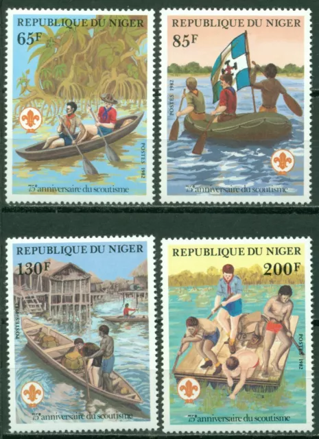 Niger Scott #586-589 MNH Scouting Year CV$4+