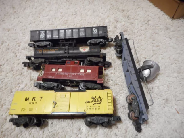 S American Flyer Five Car Freight Car Set