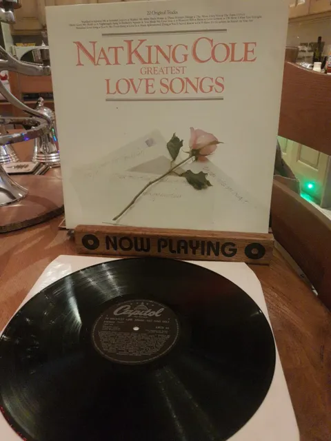 NAT KING COLE Greatest Love Songs 12" Vinyl LP 1982 EMTV35