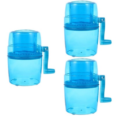 Ice Crusher 1.1L Portable Shaver Snow Cone Maker Manovella manuale Utensile da cucina per uso domestico 
