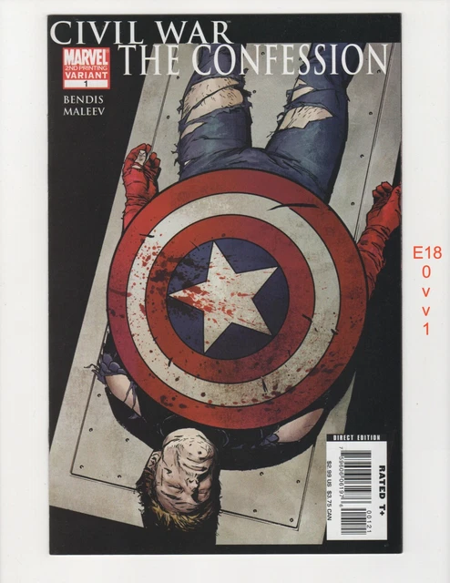 Civil War The Confession #1 2nd print VF/NM 2007 Marvel e1801