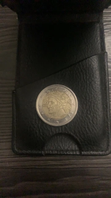 pièce de 2 euros 🇮🇹 Italie rare 2002 dante alighieri.