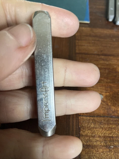 Estampilla usada de diseño de palo para perro Impressart 6 mm oro/plata/cobre/aluminio