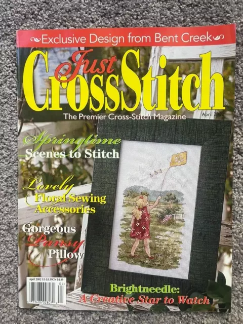 Just Cross Stitch Magazine ~ March/April 2002, Volume 20, Number 1 ~ 10 Projects