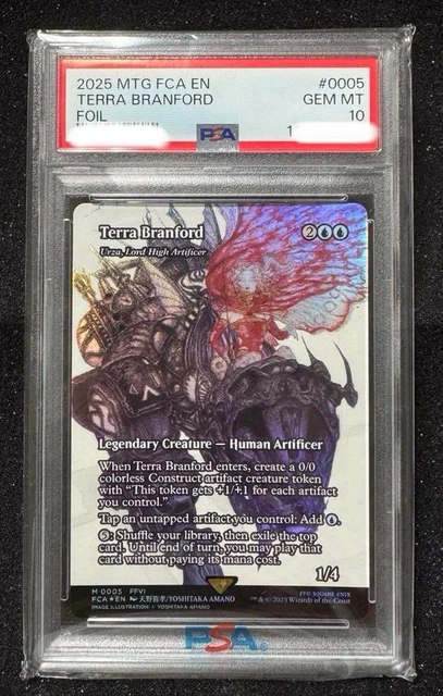 MTG ティナ・ブランフォード/Terra Branford PSA 10 FOIL】【英】ティナ・ブランフォード/Terra Branford[最高工匠卿