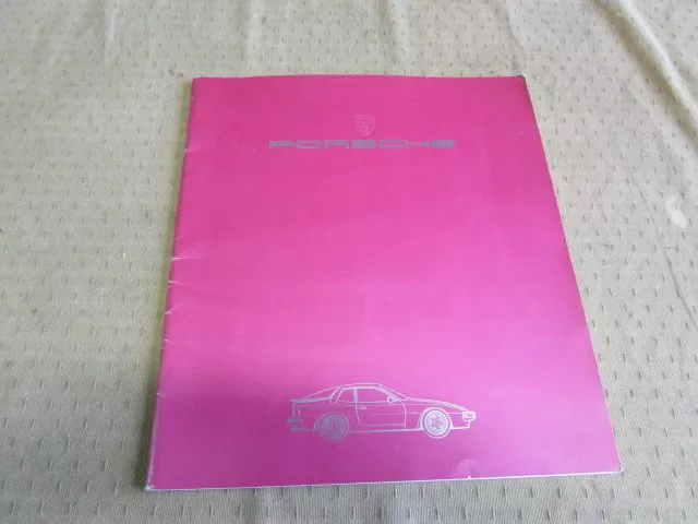 Catalogue Brochure Depliant Porsche 944  Langue Espagnol