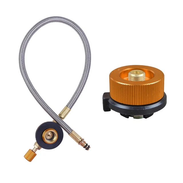 Convertisseur Cartouche Gaz Plein Air Adaptateur Cuisinière Gaz Camping - Convertisseur Valve - Plein Air Adaptateur Réservoir Gaz