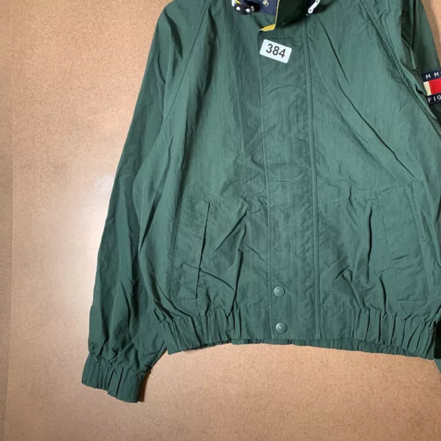 Vintage Tommy Hilfiger Jacket Adult Small Size Green long Sleeve 90's