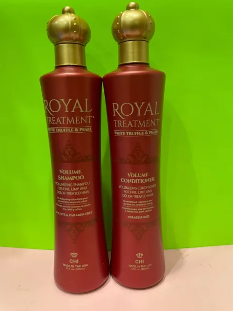 Chi Royal Treatment Volume Shampoo & Conditioner 12oz New & Sealed