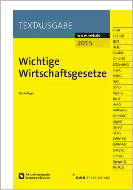 Wichtige Wirtschaftsgesetze