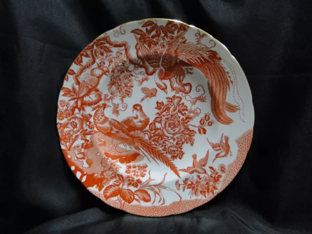 Royal Crown Derby Red Aves, Birds: Dinner Plate, 10 1/2"