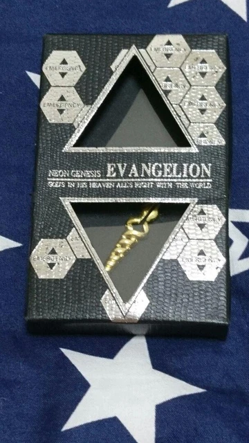 Evangelion Spear of Eva Longinus silver necklace from JAPAN