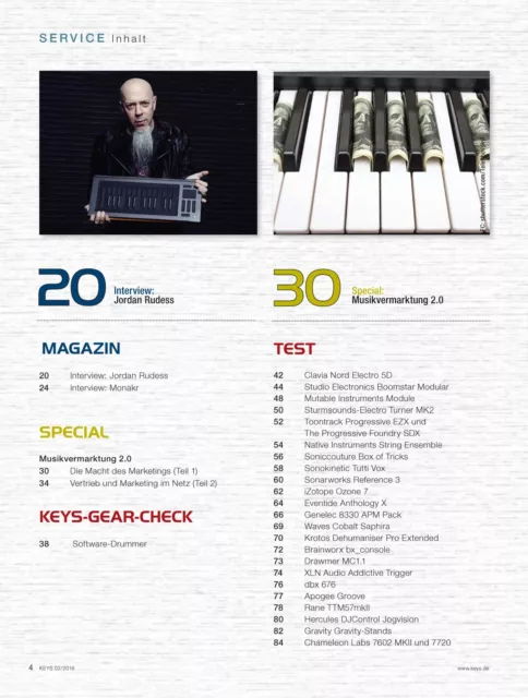 Keys 02 2016 Midi Sequenzer Smidy Free auf DVD - Musikvermarktung 2.0 3