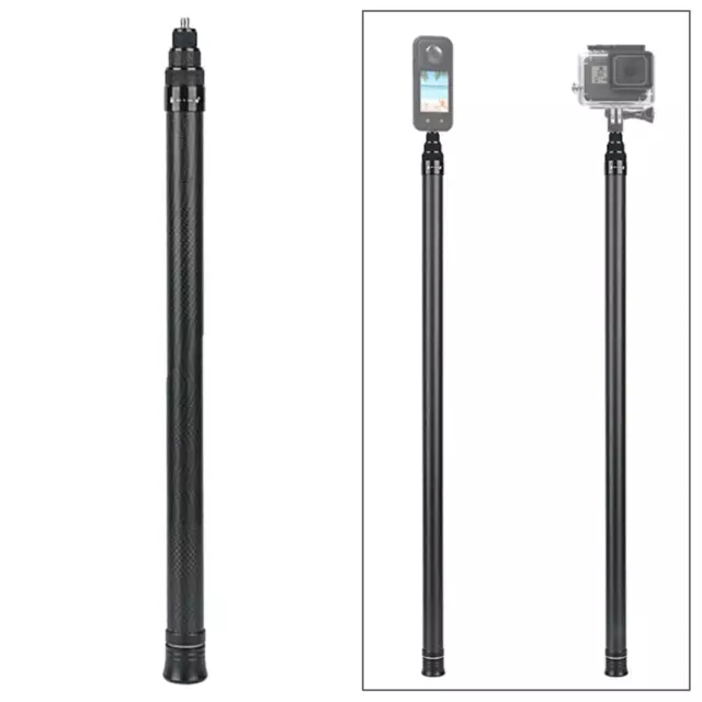 3M Selfie Stick Pole Carbon Fiber Monopod for Action Camera Sport Camera