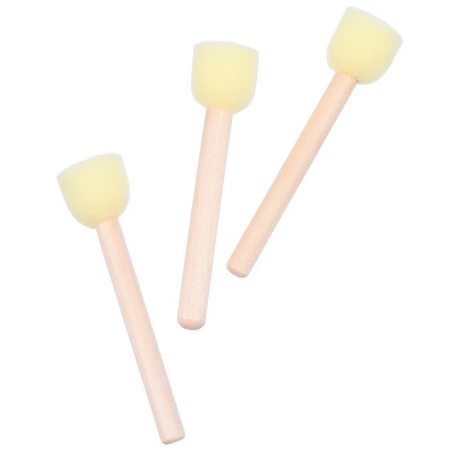 Set di pennelli in spugna per pittura rotonda da 20 pezzi Set di strumenti per