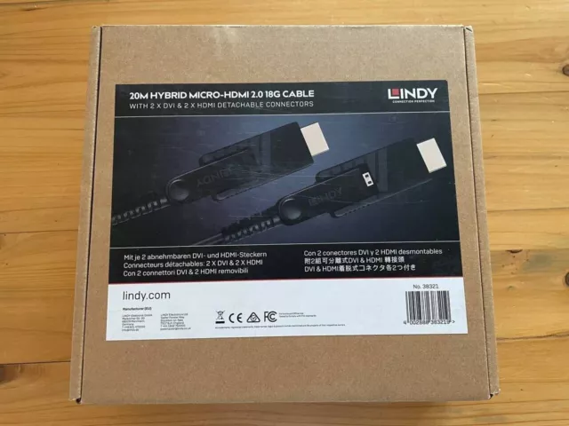 Câble HDMI LINDY 36951 Noir 50 cm