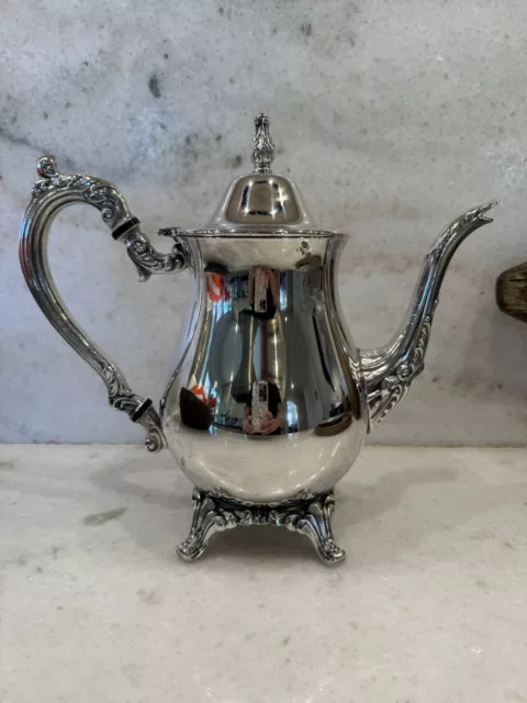 Oneida USA Du Maurier Silver Plate Coffee Pot