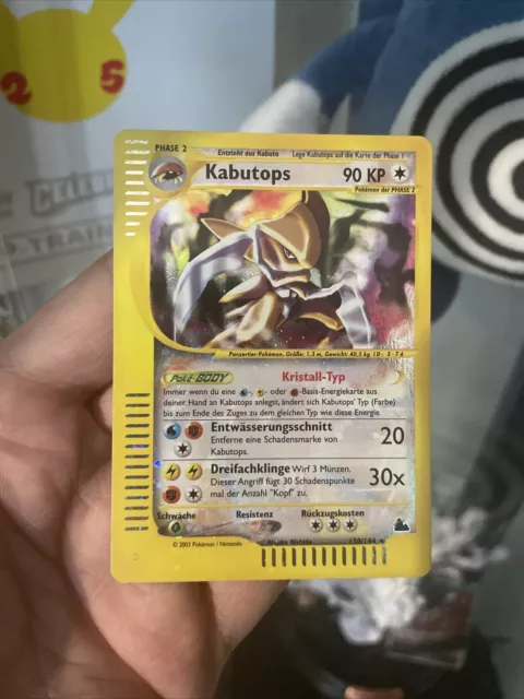 Pokemon Kabutops Crystal 150/144 Holo Skyridge Deutsch🇩🇪