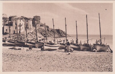 La plage du Voramar, Carte postale, Vers 1900