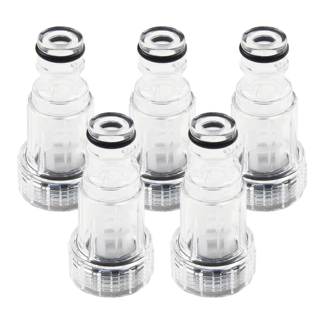 5 Pièce / Lot Pression Rondelle Transparent Eau Admission Filtre Rechange Pièces