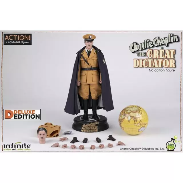 The Great Dictator Charlie Chaplin 1/6 Figura de Acción Deluxe 30cm INFINITE 2