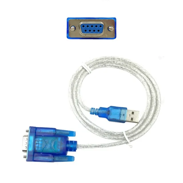 USB to Serial RS232 FEMALE 9 Pin DB9 COM Converter Adapter Cable Windows 7 8 10