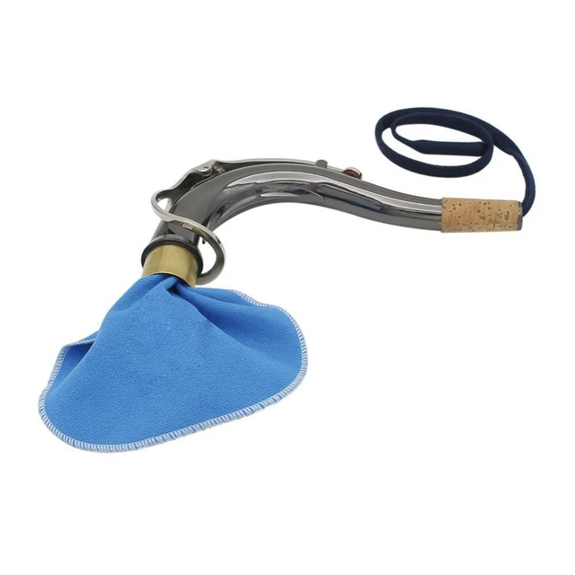 Faux Suede Saxophone Cleaning Cloth Sax Swab Cloth  Wind Instrument