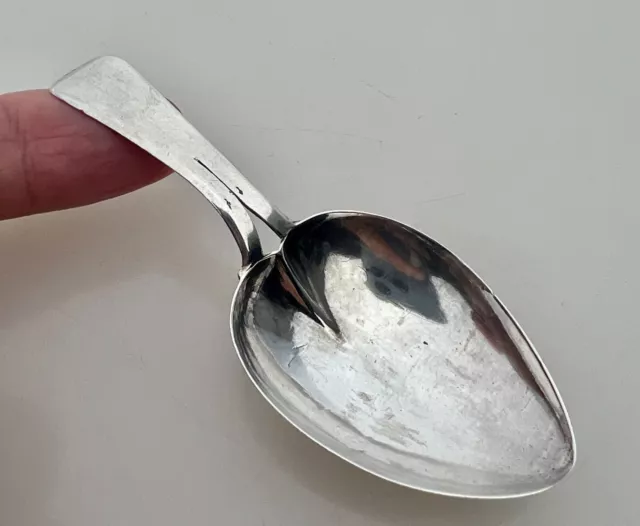 1803 Georgian Sterling Silver Tea Caddy Spoon John Thropp -92541