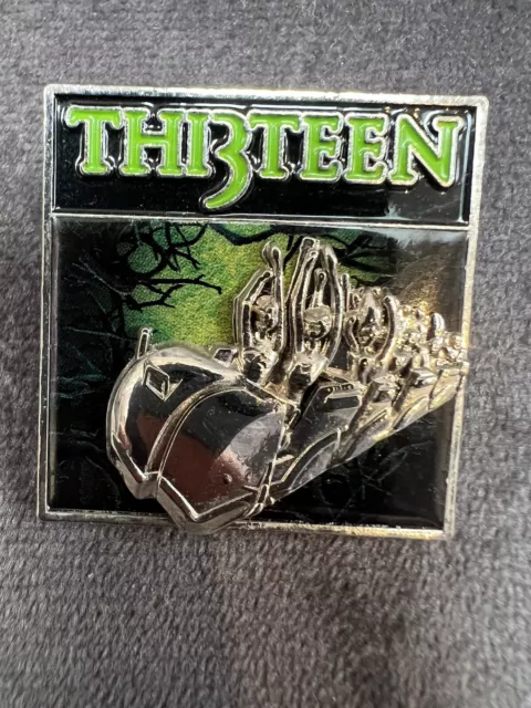 Alton Towers theme park Thirteen rollercoaster pin badge 2018