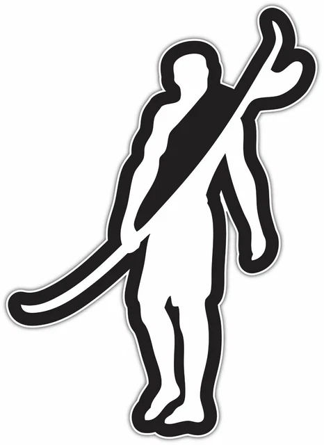 Surfer Surfing Windsurfing Kiteboarding Car Bumper Vinyl Sticker Decal 3.5"X5"