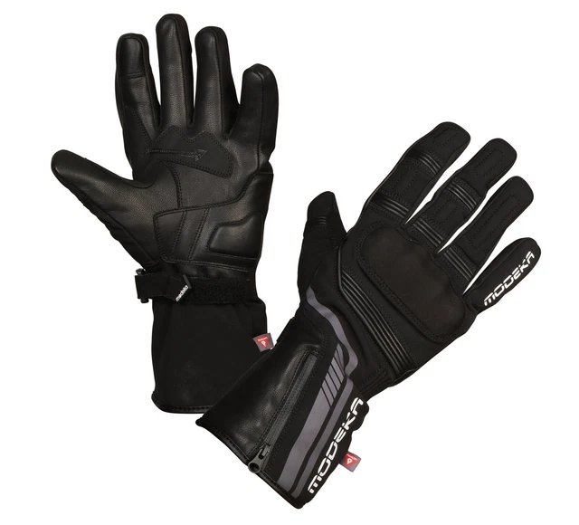 Moto Modeka Guanti Modek. Makari Colore: Nero Tg. : 8