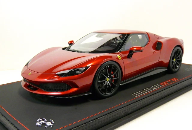 1/64 BBR Ferrari 296 GTB (Rosso Imola Red) Car Model