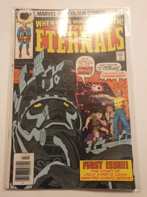 THE ETERNALS Vol 1 When Gods Walked the Earth #1 JACK KIRBY Marvel Comics 1976