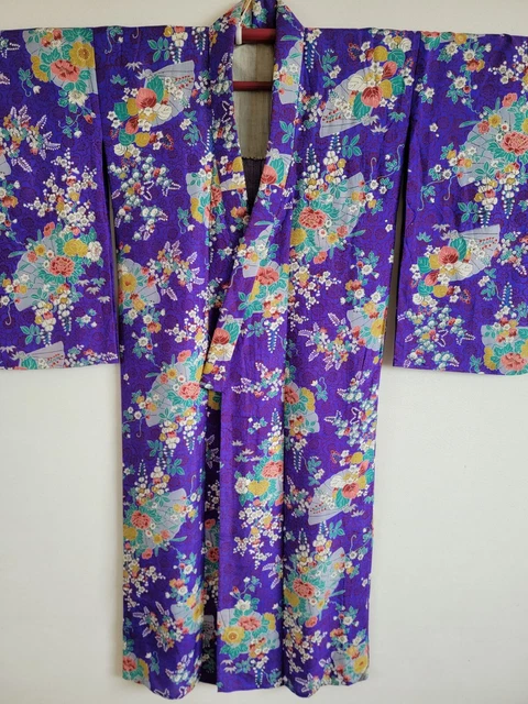Japanese Silk Kimono   juban ,gown, Dressing,Lingerie, Nightwear,ま