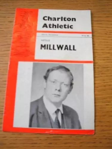 08/05/1967 Kent County Cup Final: Charlton Athletic v Millwall  (Slightly Crease