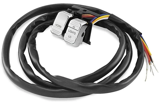 Twin Power Late Style Dimmer/Horn Switch Chrome #25873DA Harley Davidson