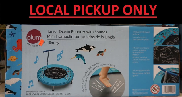 Plum Play 36" Junior Ocean Bouncer with Sounds (Blue)