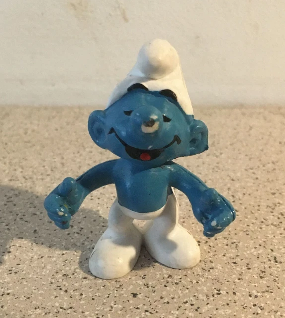 Figurine schtroumpfs publicitaire happy smurf fair 2025 goûter 20463 - Collection