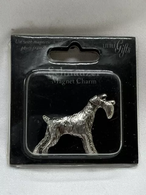 Schnauzer  Dog Magnet Charm NWT By Little Gifts