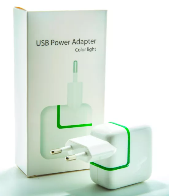 fuente de alimentación USB Adaptador 2.1 A 10 W Cargador Cable de alimentación