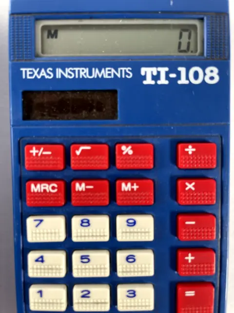 Texas Instruments TI-108 Basic Calculator